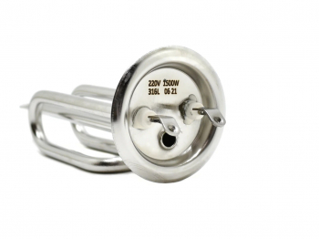 Тэн нержавейка 1.5 кВт. для бойлера типа  Thermex D-64mm  клемы под винт  L-130/180