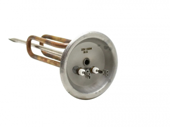 ТЭН RCA 1500W, медь, Ø92мм., под анод М6, клеммы под стержневой термостат, L260мм