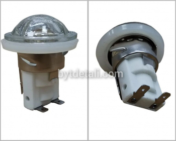 Лампа в сборе с патроном жаростойкая 25W 230V E-14 41H L-67мм
