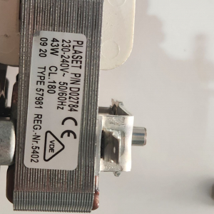 Вентилятор обдува духовки универсальный 43W 220/240V шток 30 мм