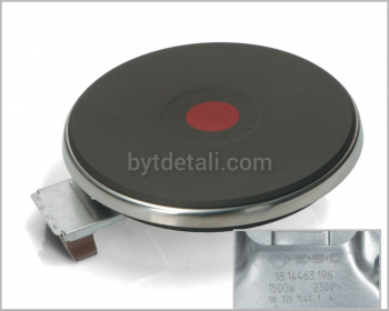 Конфорка универсальная для электроплит D=145mm 1500W (евроколодка)  18.14463.196  EGO