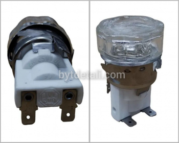 Лампа в сборе с патроном жаростойкая 15W 230V E-14 42H L-67мм