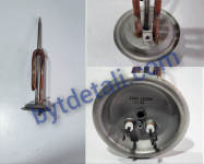 ТЭН RCA 1500W, медь, Ø92мм., под анод М6, клеммы под стержневой термостат, L260мм