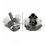Редуктор мясорубки Bosch 611988 (пластиковый шток) в сборе с 2 шестернями